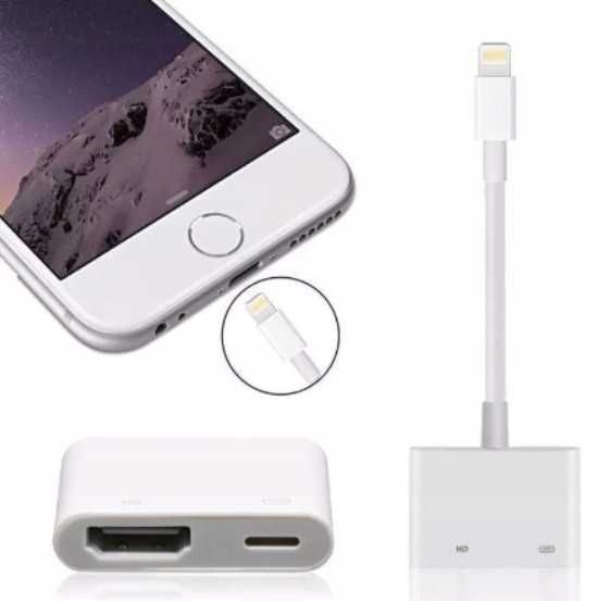 Lightning digital AV adapter HDMI iPhone iPad iPod