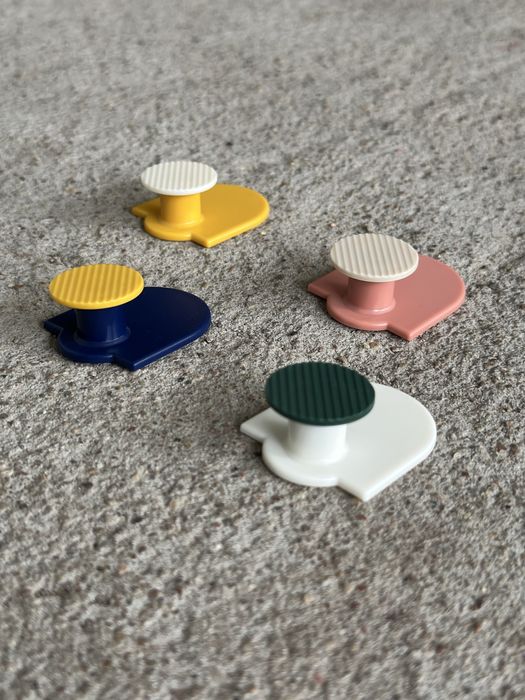 Kolorowe wieszaki ścienne bez wiercenia Modern Design Mid Century Loft