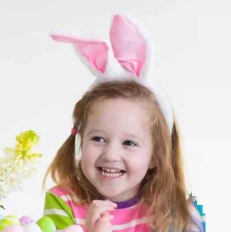 Opaska do włosów Zając królik + nosek przebranie balik kostium