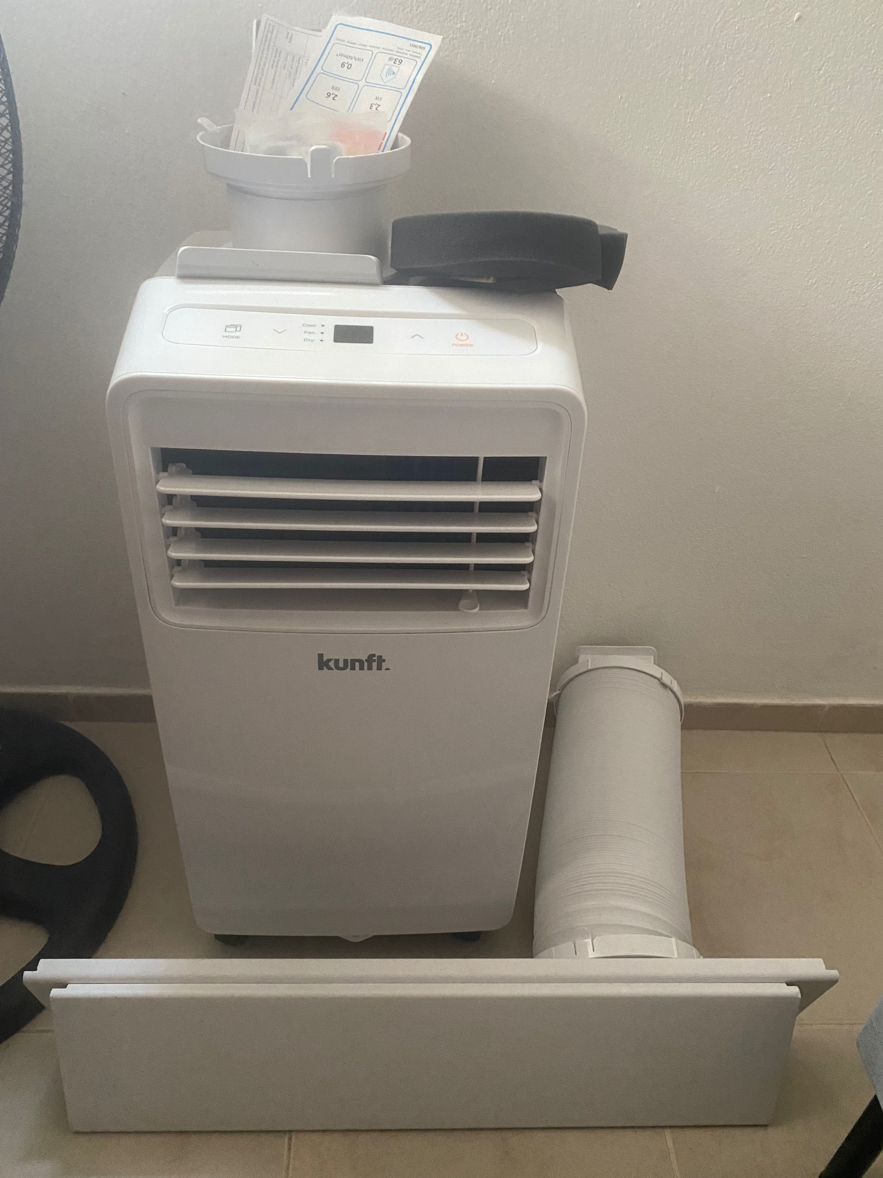 Ar condicionado portátil 8000 btu com comando - Kunft