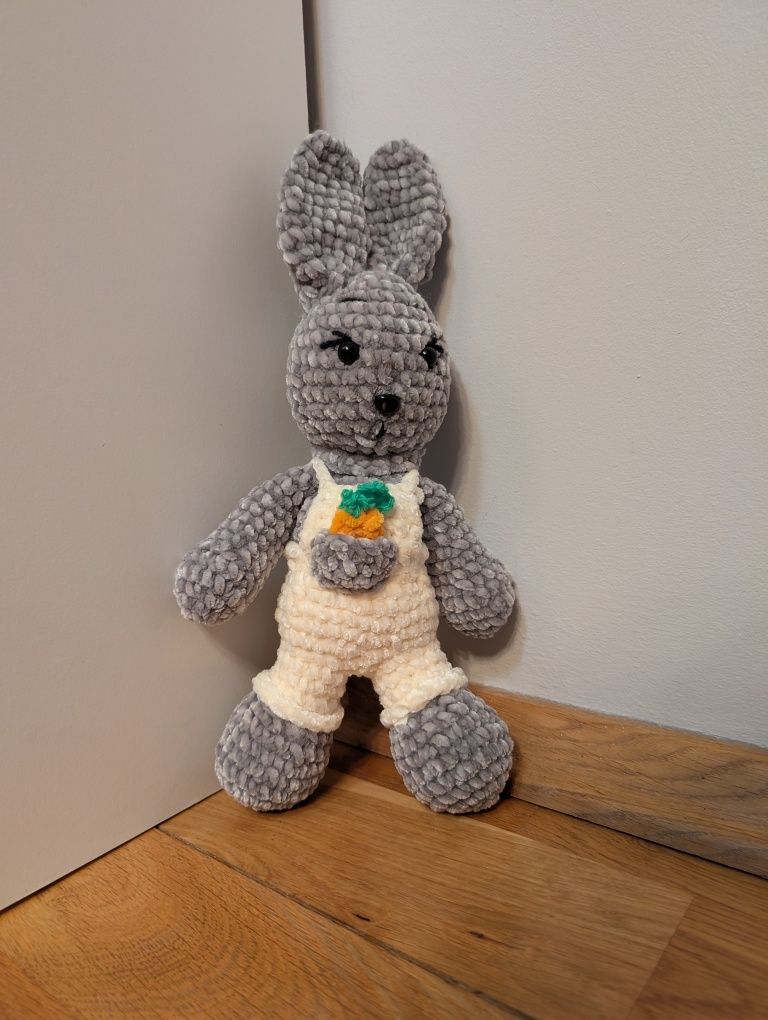 Maskotka pluszak DIY miś kotek zajączek maskotki włóczka handmade