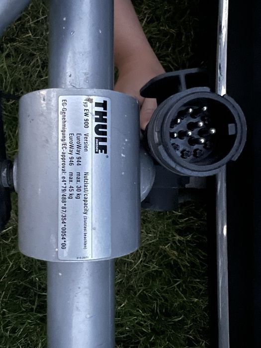 THULE EuroWay 946 3 rowery max 45kg uchylny bagażnik rowerowy na hak