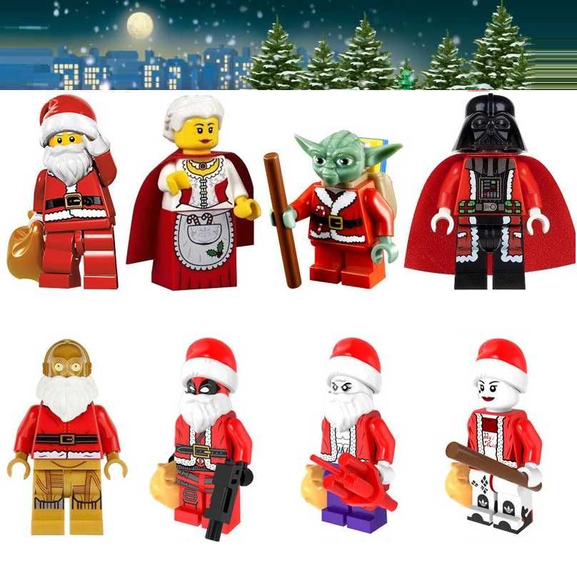 Bonecos minifiguras Especial Natal nº6 (compatíveis com Lego)