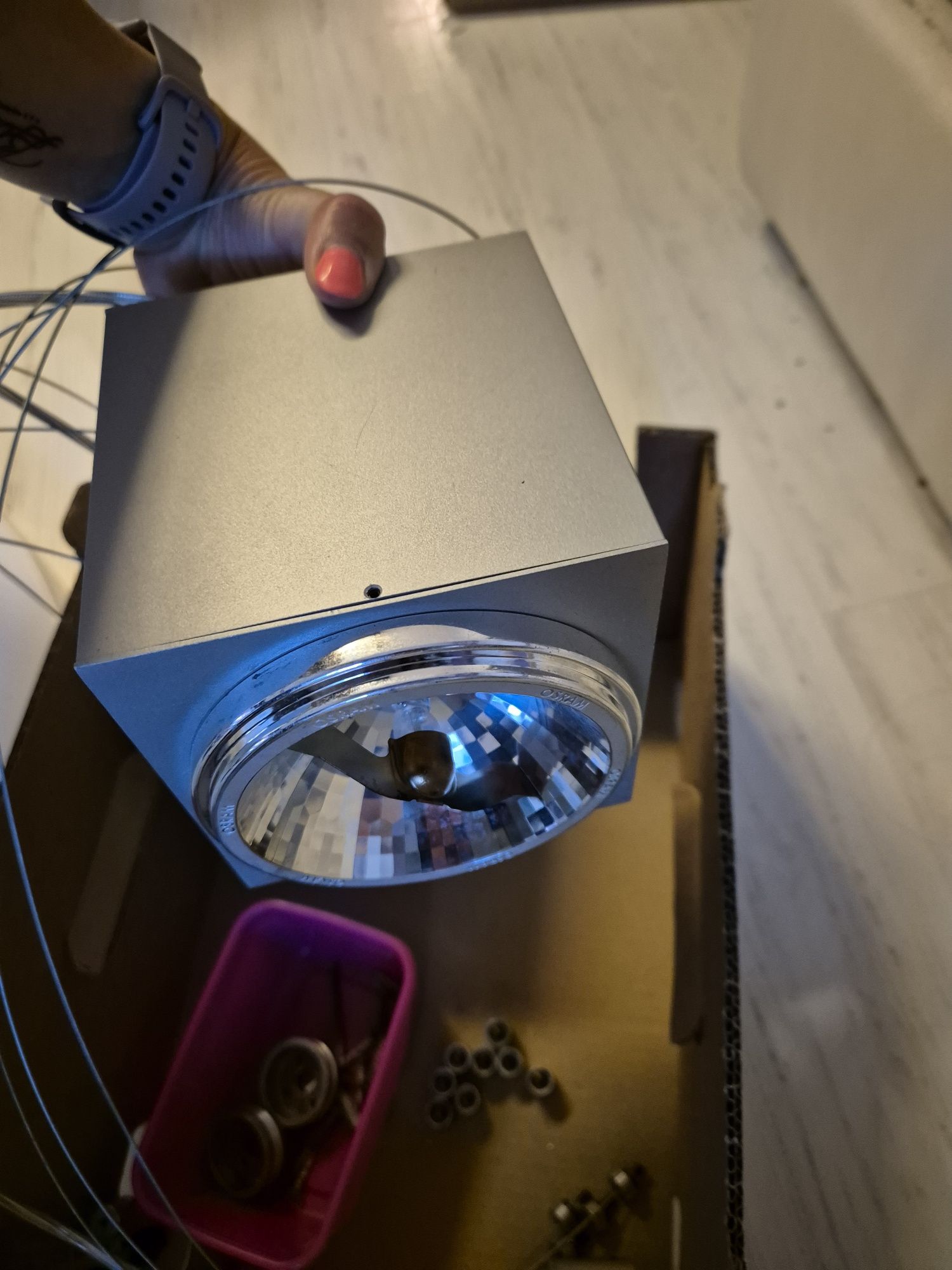 Lampa wisząca Aquaform BIG CUBE 230 V dwie sztuki