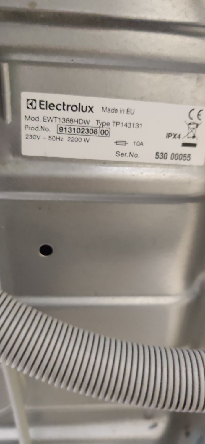 Electrolux EWT1366HDW części z pralki