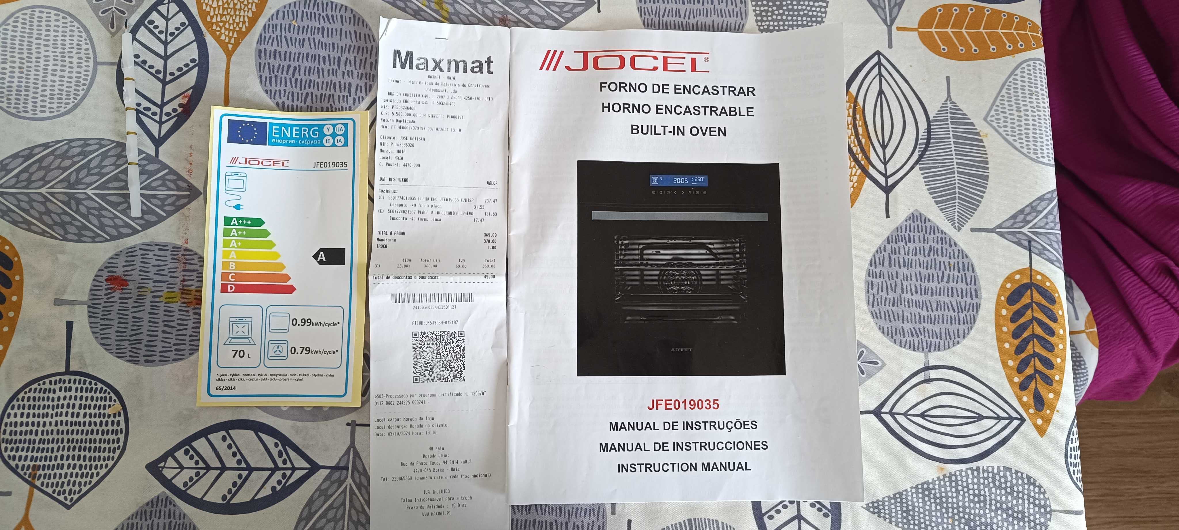 Forno jocel NOVO