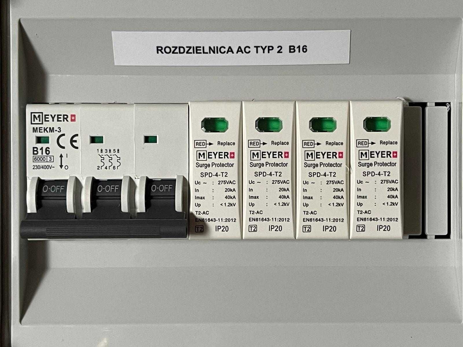 Rozdzielnica PV-MET AC T2 B16 MEYER (komplet)