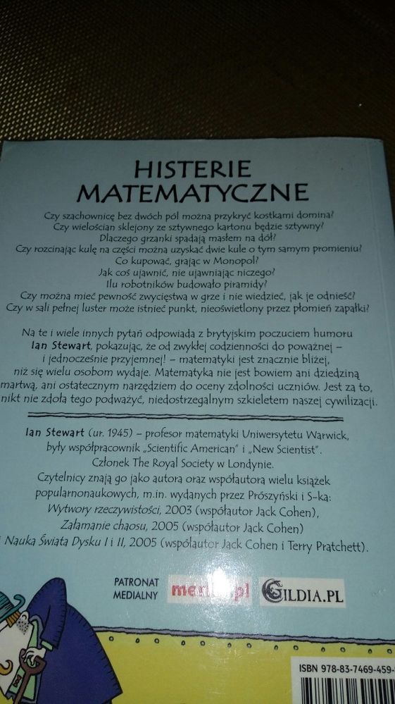 Histerie matematyczne. Gry i zabawy z matematyką. Ian Stewart