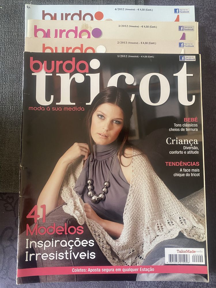 Revistas de Crochet, Tricô e Rendas