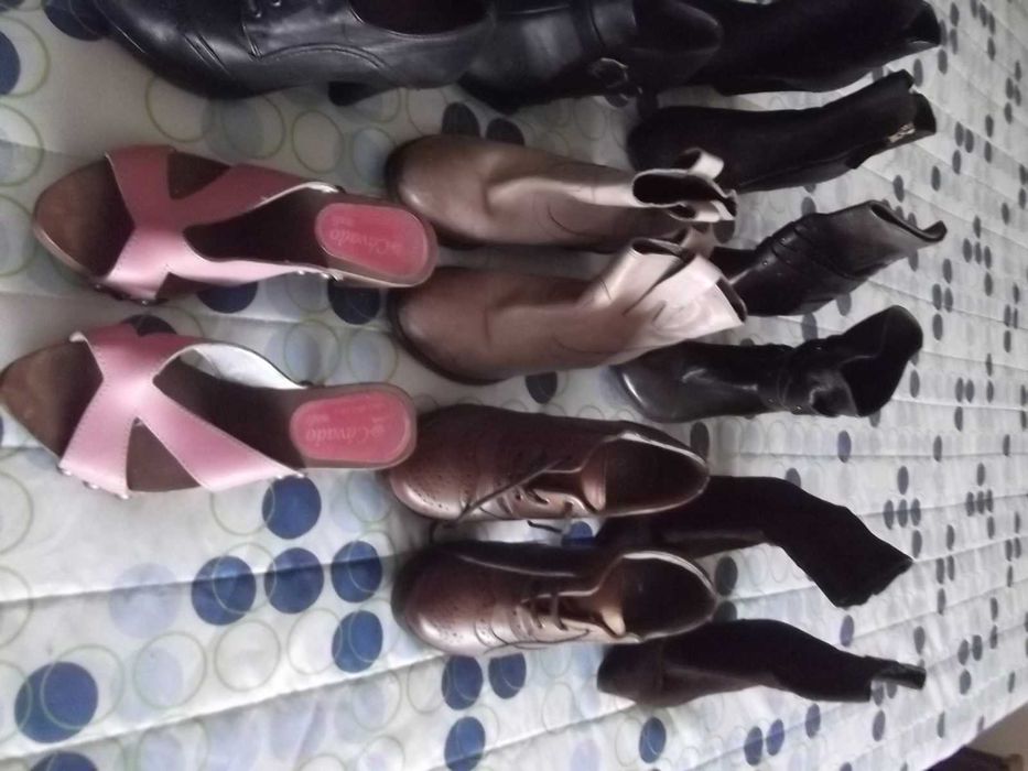 Sapatos altos e botins mulher 35/36