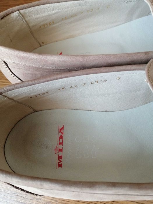 Туфли мужские, натуральный нубук