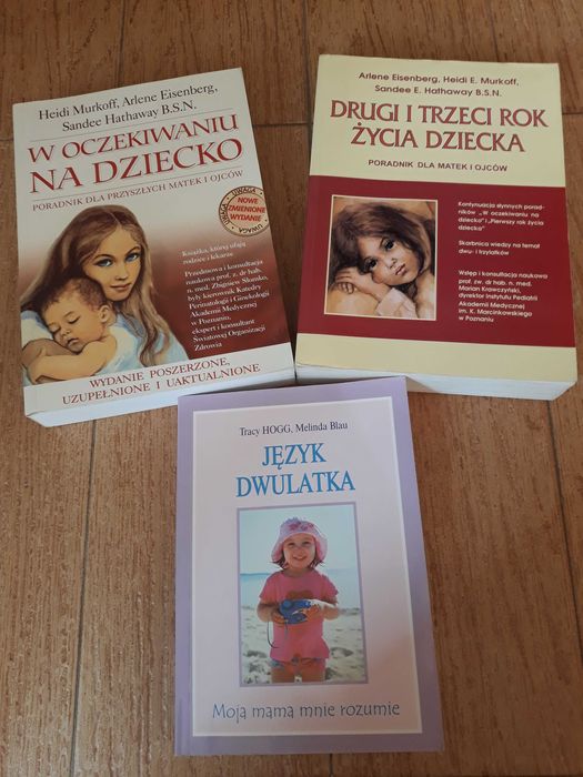 Książki, poradniki o ciąży i małych dzieciach