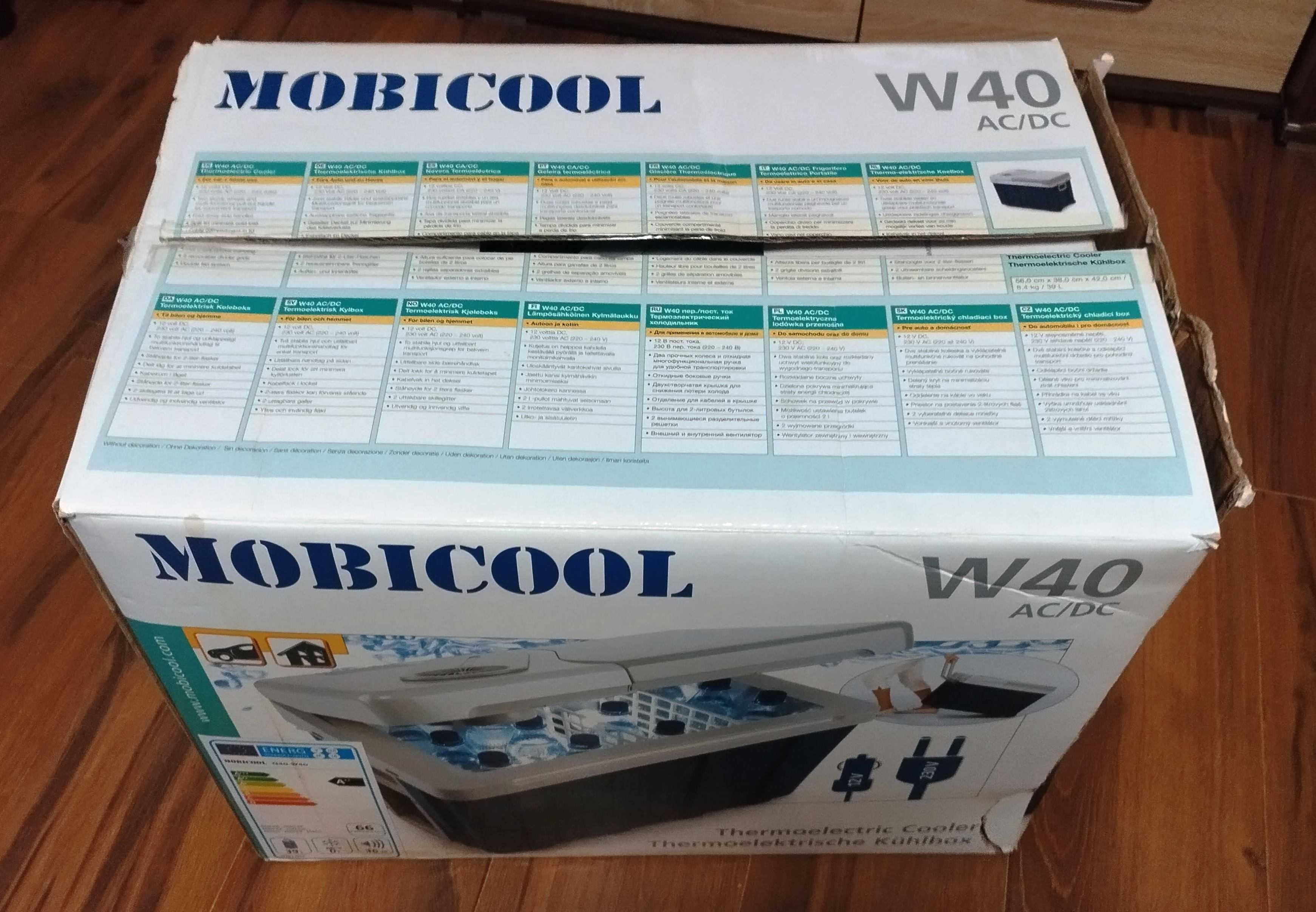 ** Lodówka turystyczna ** mobicool w40 ** 39 litrów ** 12V / 230V **