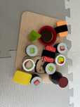 Sushi zestaw drewniany