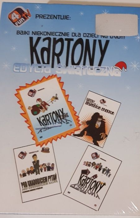 Kartony Część 1 + 2 + 3 + Wydanie Świąteczne (DVD)