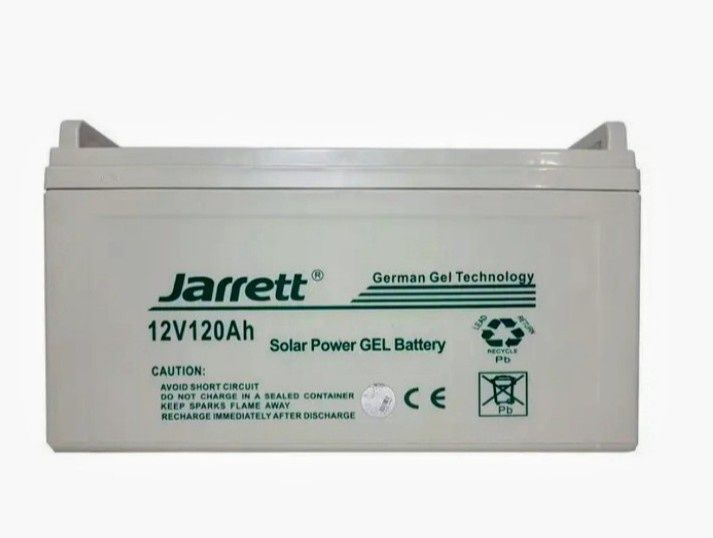 Гелевый аккумулятор Jarrett 12V 120Ah Gelled Electrolite