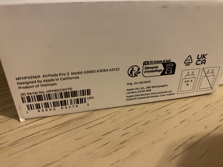 Słuchawki Apple AirPods Pro 3 ANC GWARANCJA !