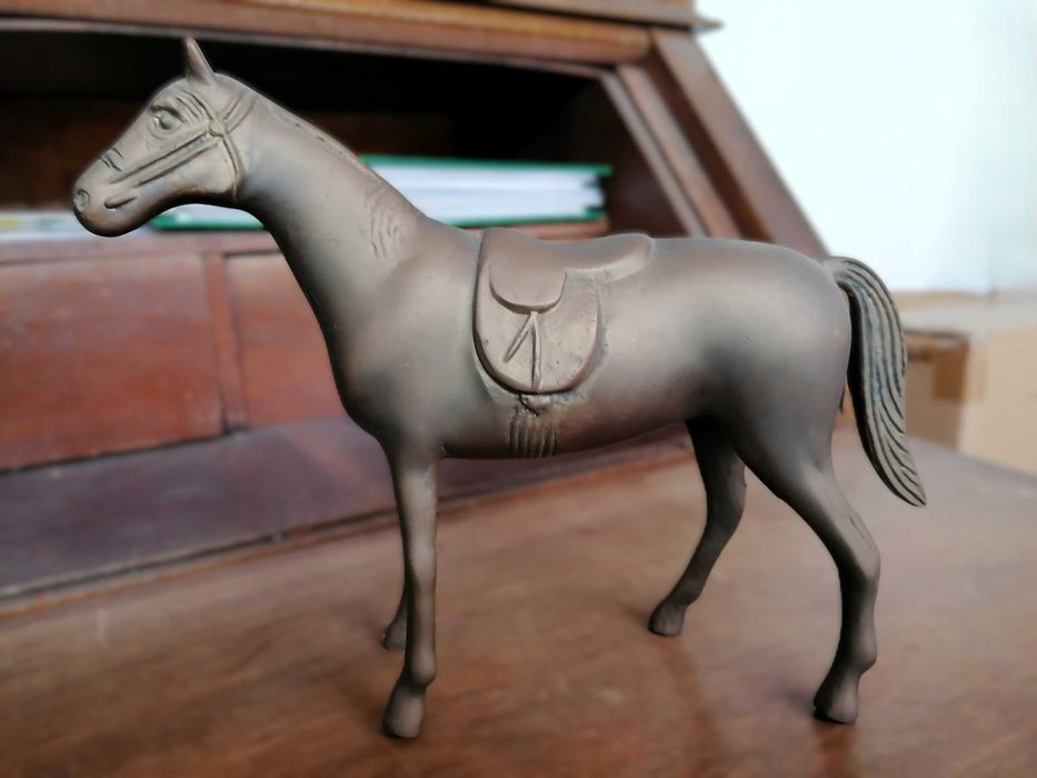 Escultura de Cavalo em Bronze