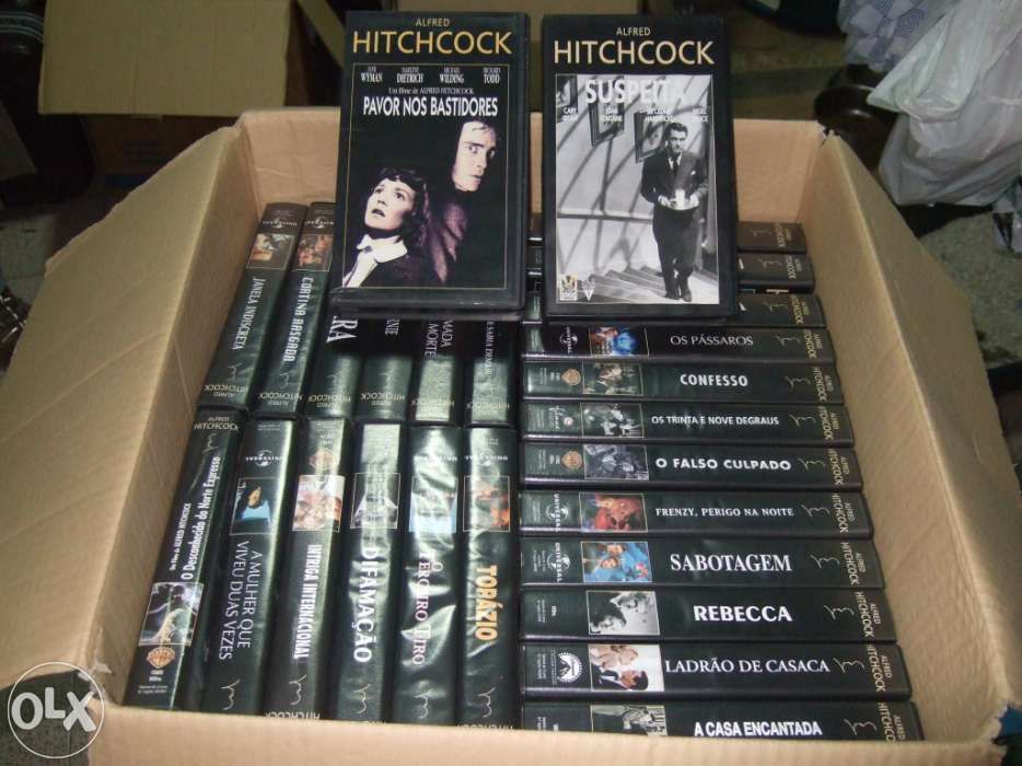 Cassetes vhs alfred hitchcock