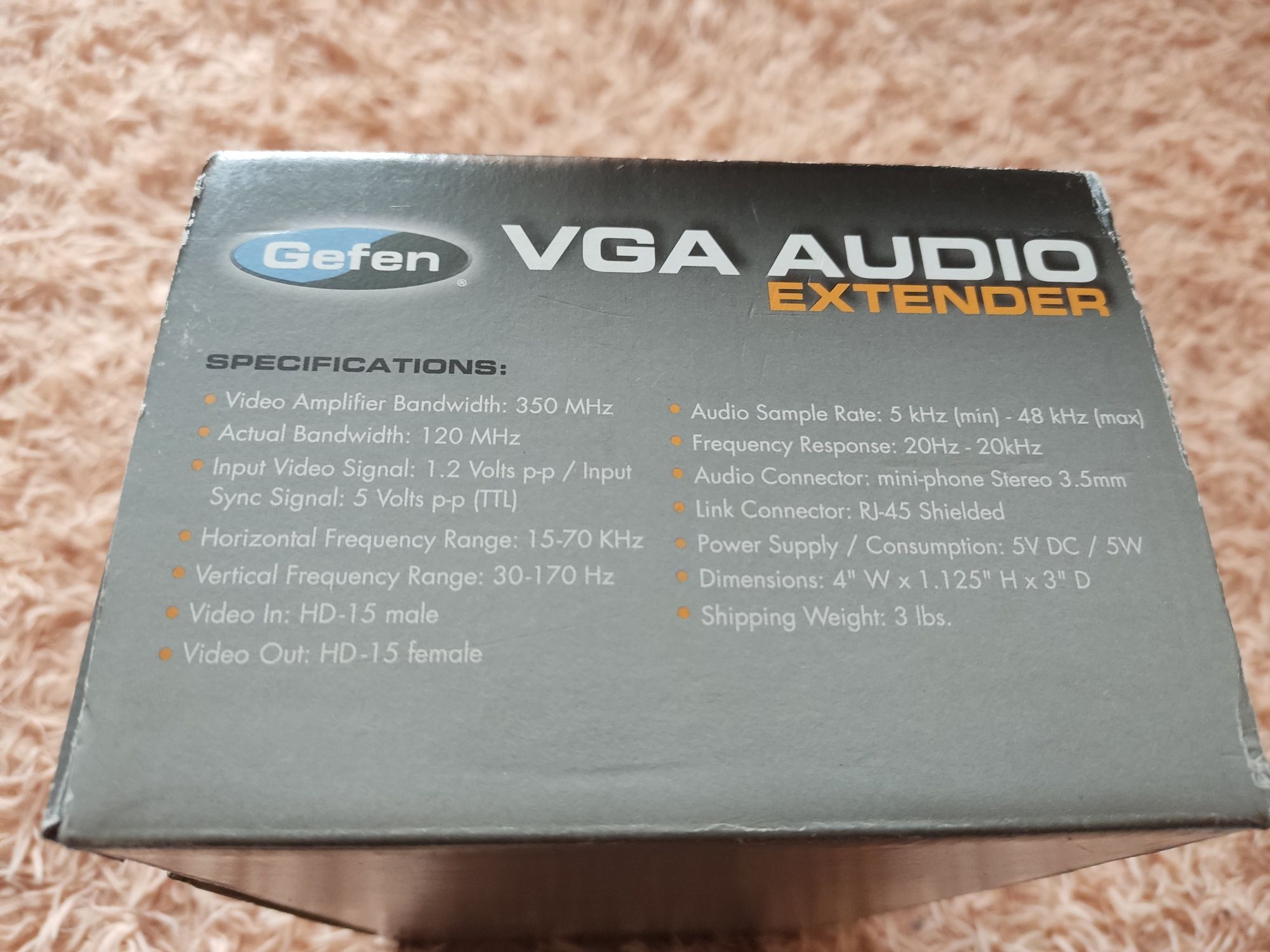 Gefen vga audio extender