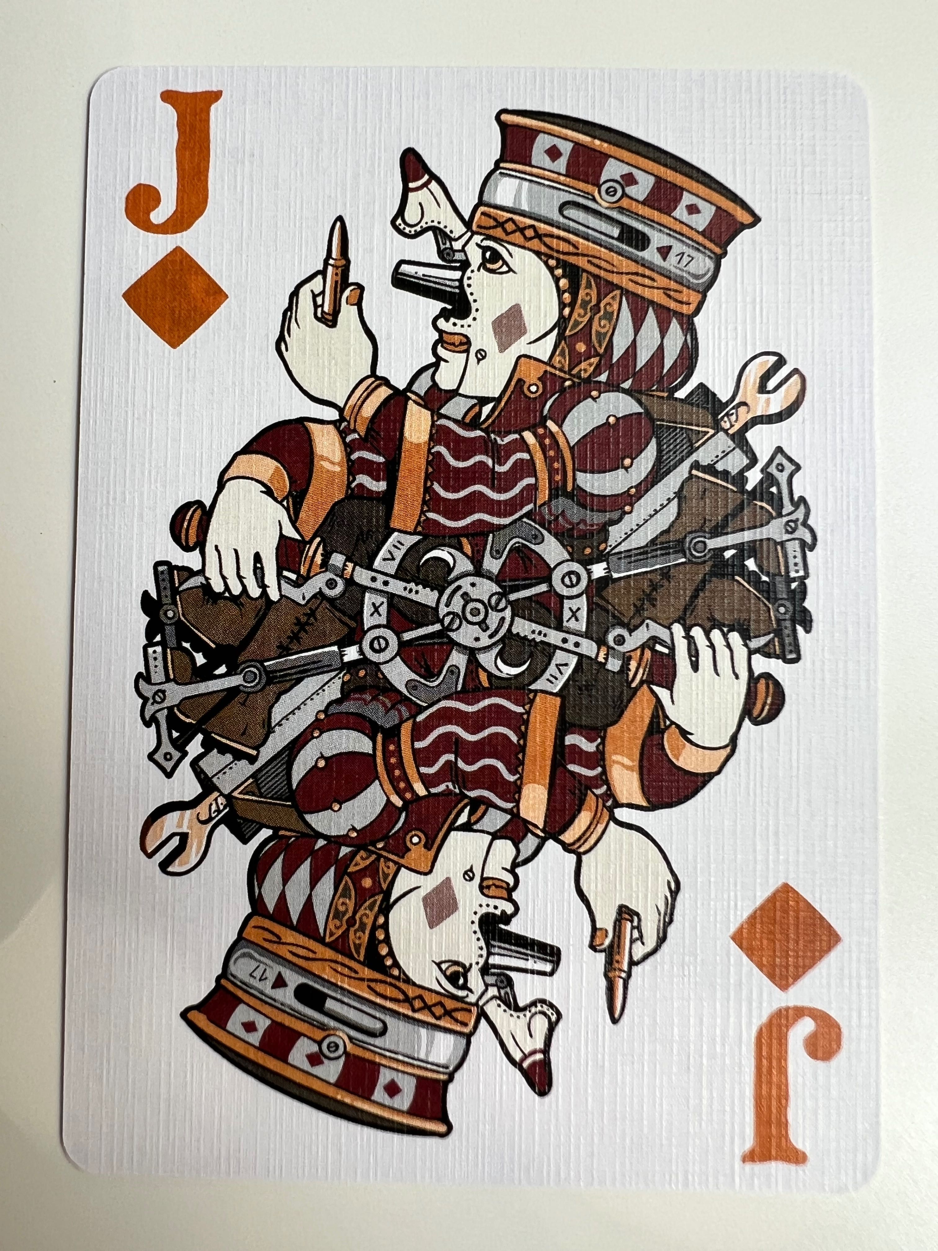 Talia Kart do gry w Pokera Odd Fellows od Stockholm17 - Kolekcjonerska