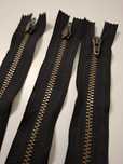 3 Fechos metal oxidado preto