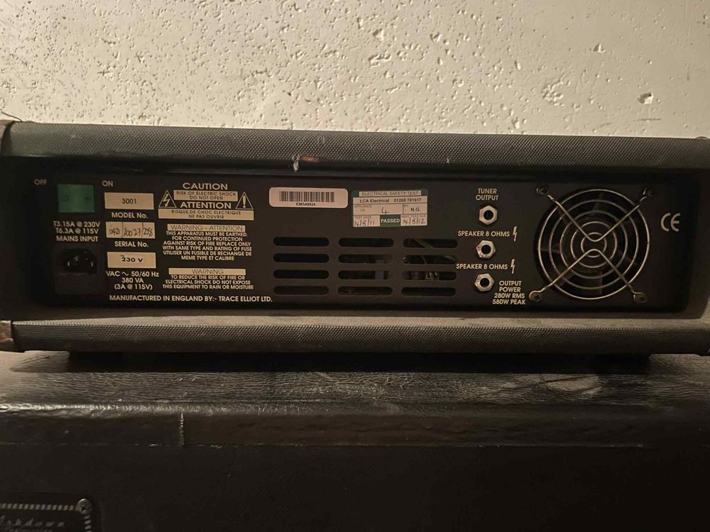 Head Basowy Trace Elliot GP7 + Kolumna Ashdown MAG 414T