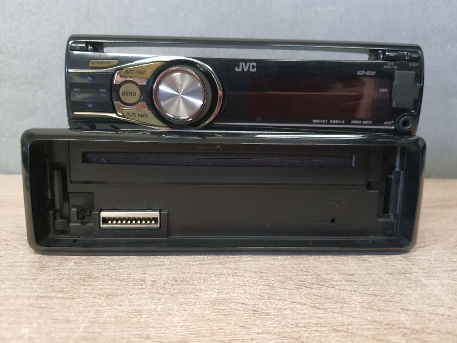 Radio Samochodowe JVC KD-R35 USB CD z MP3 AUX 4x50W RCA dla wzmacniacz