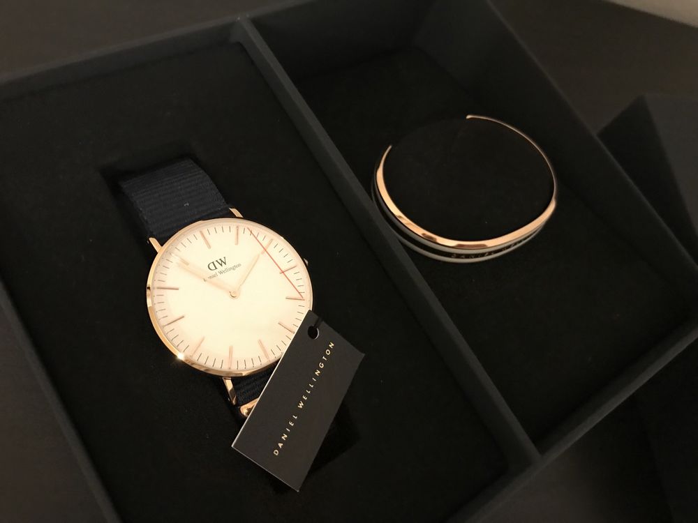 Daniel Wellington zestaw zegarek bransoletka