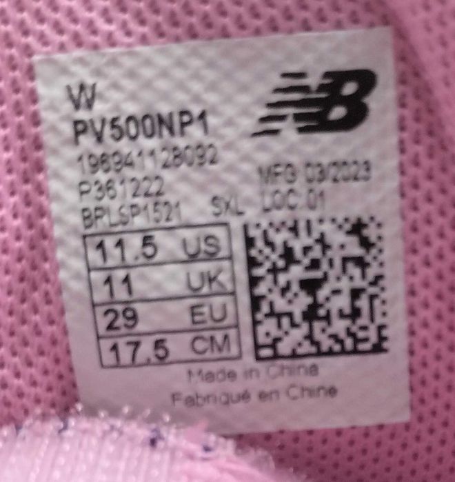 Ténis Criança New Balance 29 Menina Novos