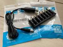 USB кабель для роутера с 5В на 12 В з переходниками dc