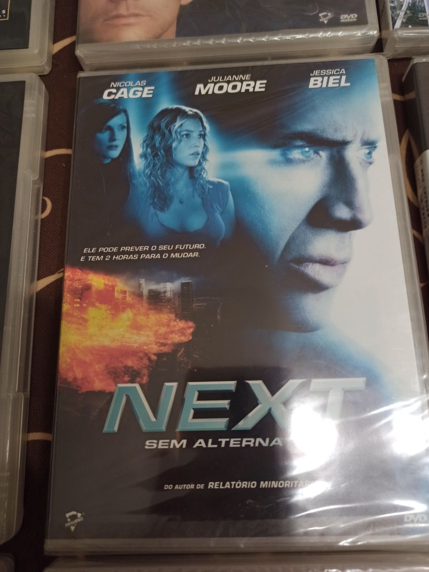 DVDs de filmes novos embalados