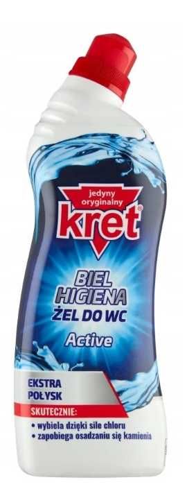 Kret Żel do WC ACTIVE Extra Połysk 750 ml