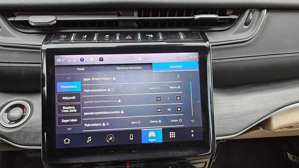 Język Polski polskie menu Jeep Grand Cherokee WL konwersja EU