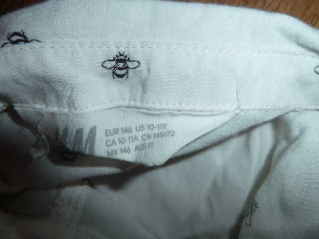 H&M Легкая блузка на 10-11 лет, 100% вискоза