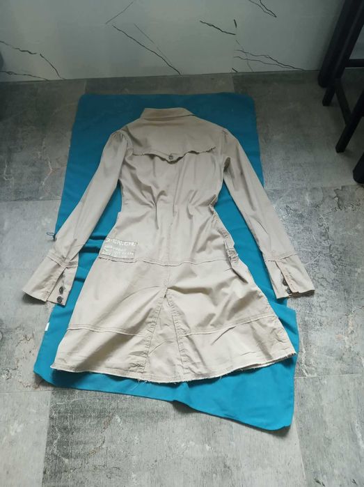 Sukienka typu szmizjerka bawełniana, obniżany stan - S/M - "Bench".