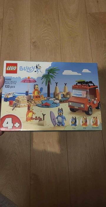 LEGO 11202 Bluey Blue i rodzinna wycieczka samochodem Nowe