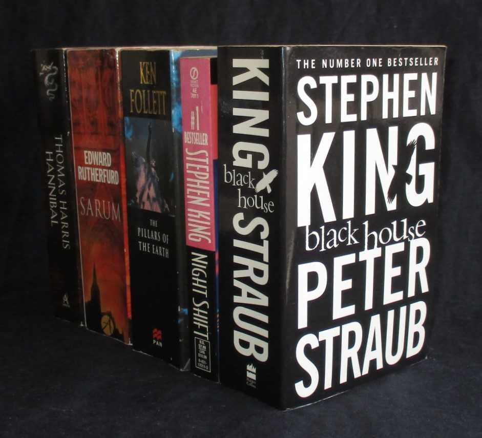 Livros de Bolso em Inglês Stephen King Ken Follett Thomas Harris