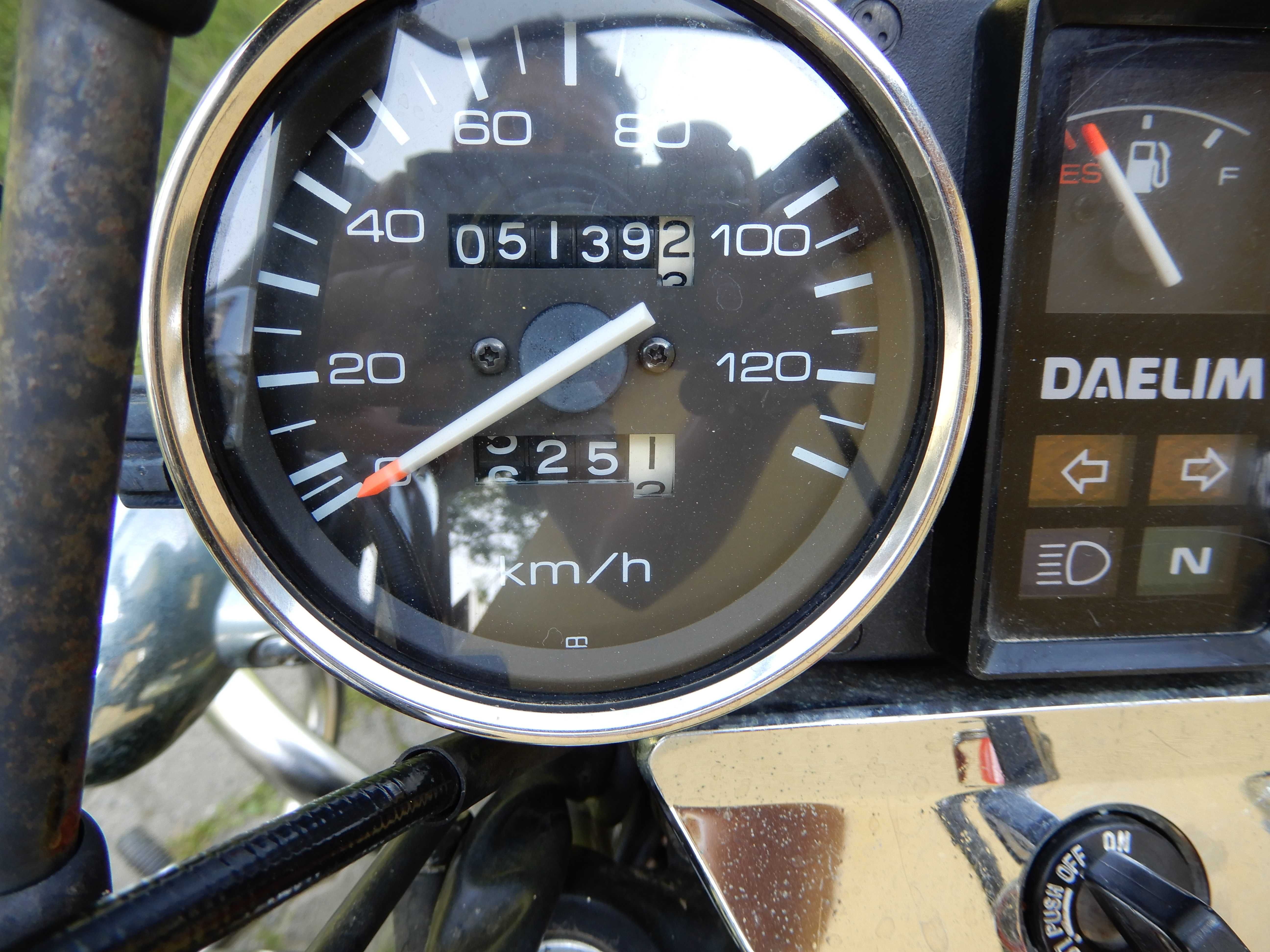 Motocykl Daelim VC 125 Custom (5200)km 96r