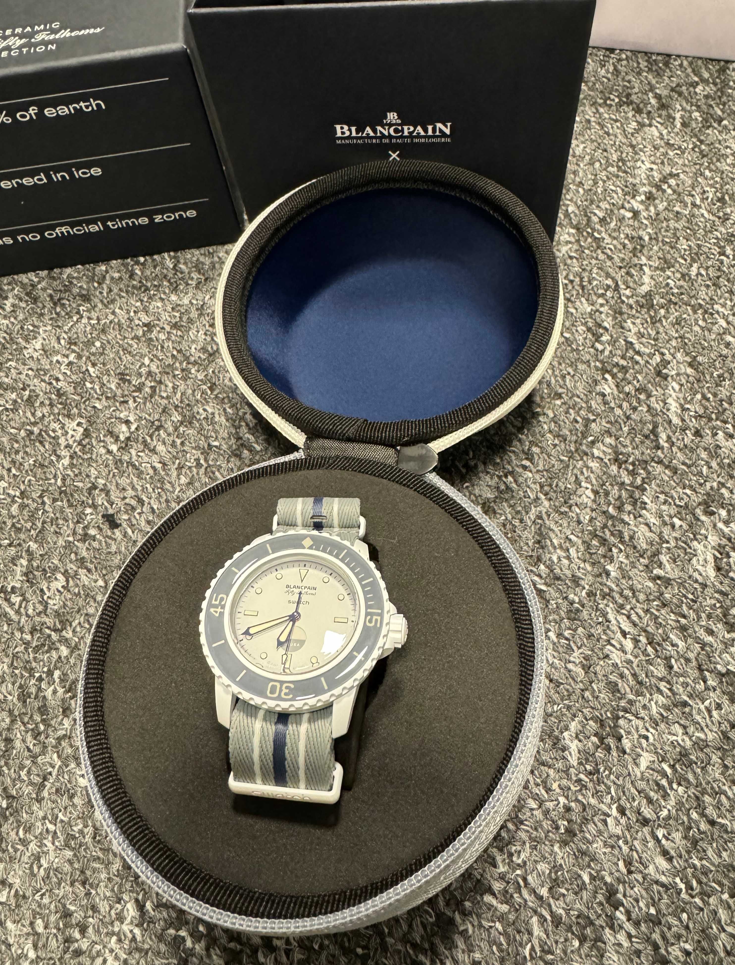 Zegarek Swatch x Blancpain Antarctic Ocean NOWY