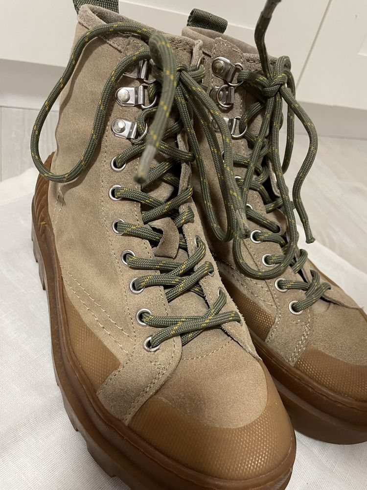 Zara buty sznurowane trapery 38