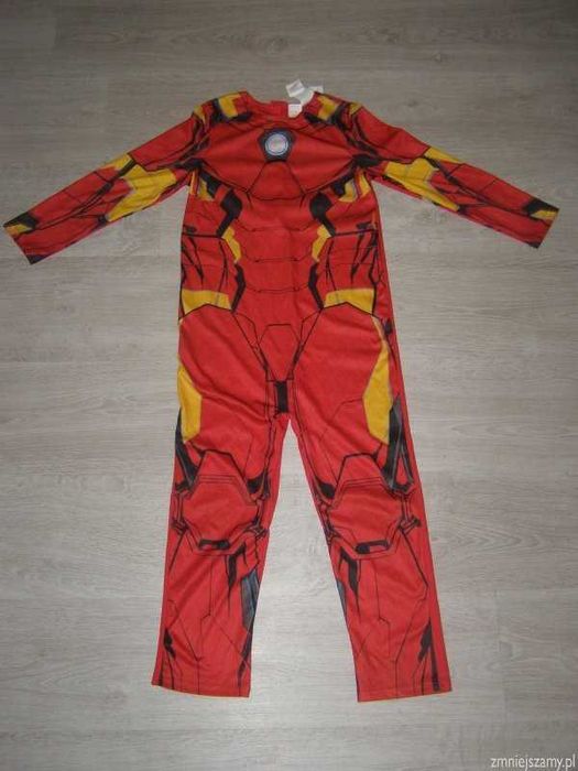 Strój kostium IRON MAN Superbohater 7-8 lat 122-128cm AVENGERS