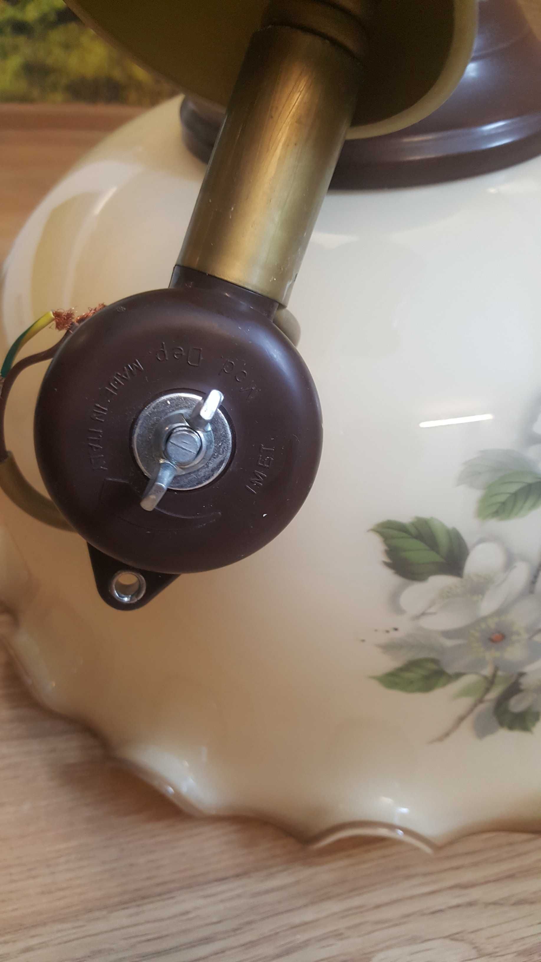 Żyrandol lampa kwiaty retro