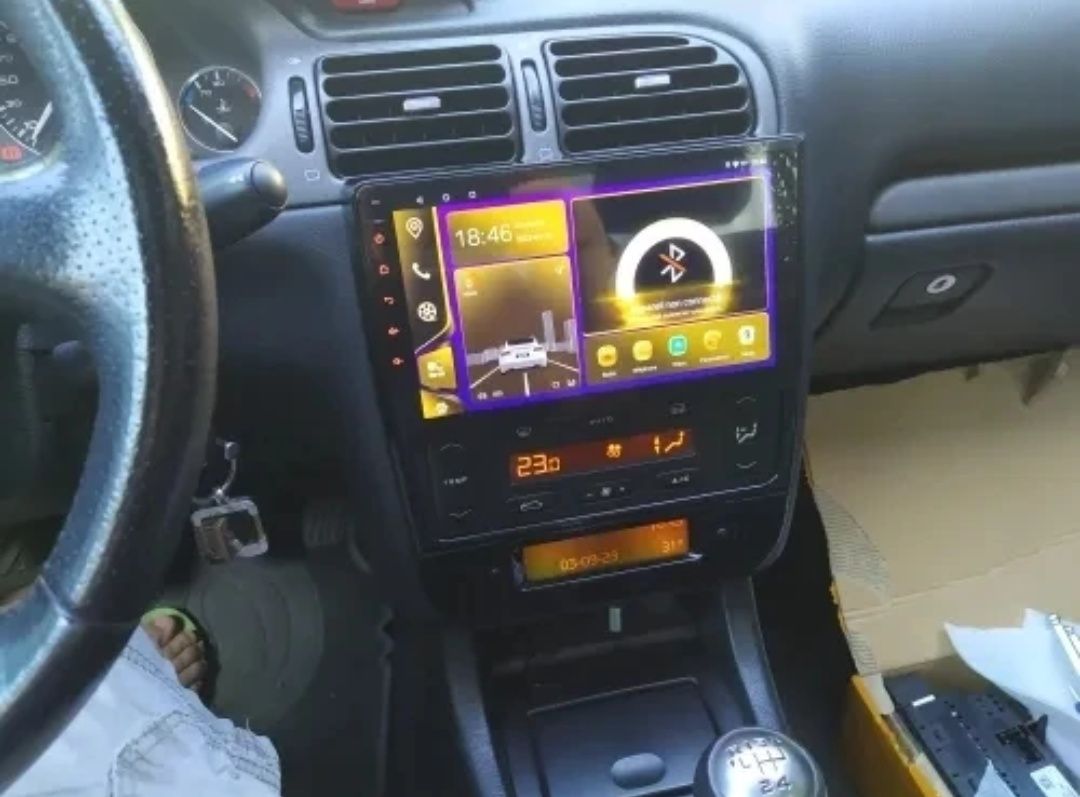 Rádio Peugeot 406 Android 12 com GPS (Novo)