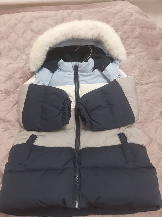 Дитячий зимовий пуховик,куртка Chicco з утепленням.Пух,перо 92 розмір