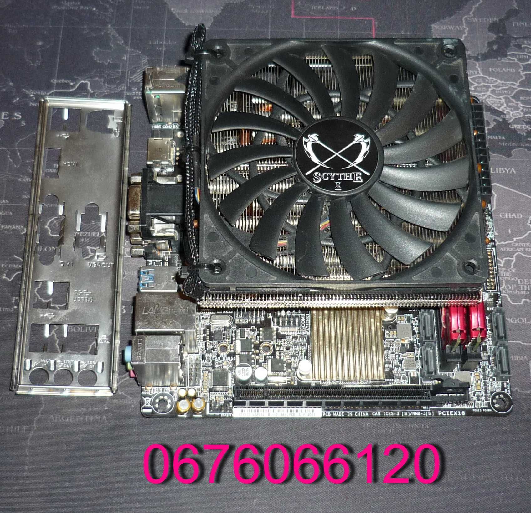 мини комплект 1151 i9 9980HK ( 9900K ) 8/16 ядер, мать 16Gb DDR4 кулер