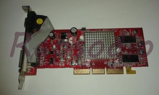ВИДЕОКАРТА AGP Club 3D Radeon 9250 CGA-9258TVD 128mb