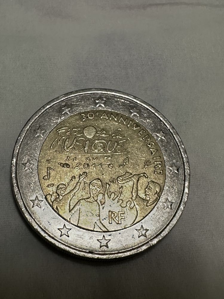Moedas 2 euros para coleção