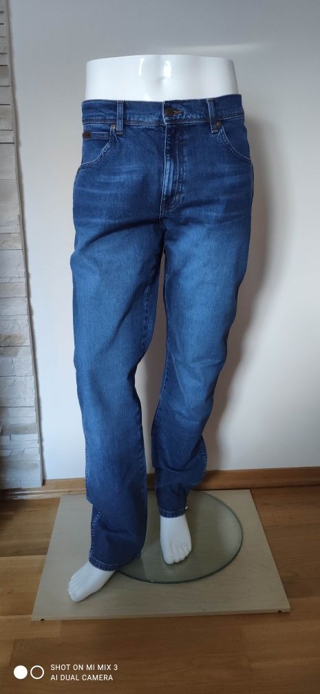 Wrangler Texas Slim Game On męskie jeansy rozm 36/34 jak 35/34