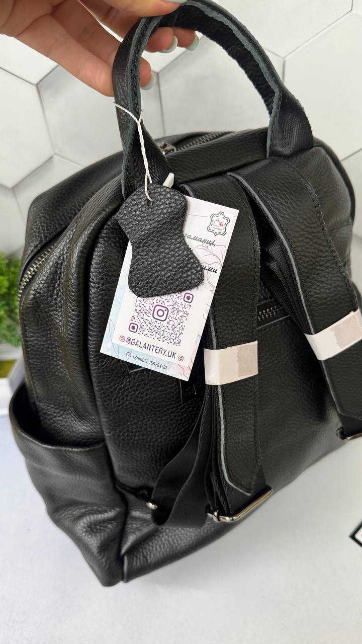 КОЖА женский кожаный рюкзак жіночий шкіряний портфель рюкзак сумка